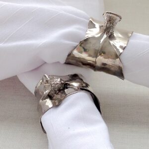 Serviette rings nickel plated